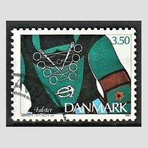 FRIMRKER DANMARK | 1993 - AFA 1053 - Almuesmykker - 3,50 Kr. flervarvet - Pnt Stemplet