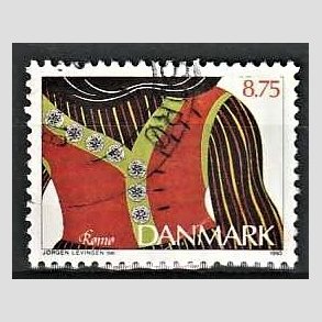 FRIMRKER DANMARK | 1993 - AFA 1056 - Almuesmykker - 8,75 Kr. flerfarvet - Pnt Stemplet
