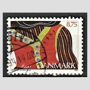 FRIMRKER DANMARK | 1993 - AFA 1056 - Almuesmykker - 8,75 Kr. flerfarvet - Pnt Stemplet