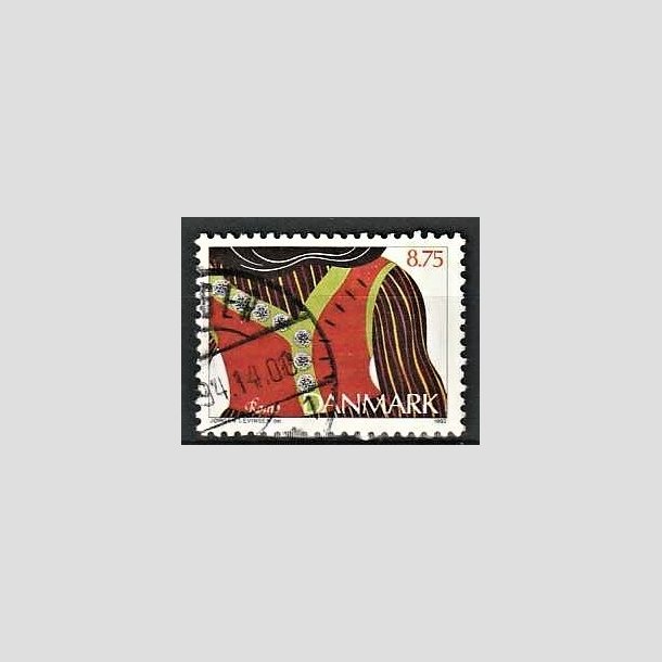 FRIMRKER DANMARK | 1993 - AFA 1056 - Almuesmykker - 8,75 Kr. flerfarvet - Pnt Stemplet