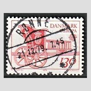 FRIM�RKER DANMARK | 1979 - AFA 682 - Europam�rker - 1,30 Kr. r�d - Pragt Stemplet R�nne