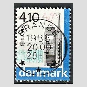 FRIM�RKER DANMARK | 1988 - AFA 912 - Europam�rker - 4,10 Kr. flerfarvet - Lux Stemplet Brande