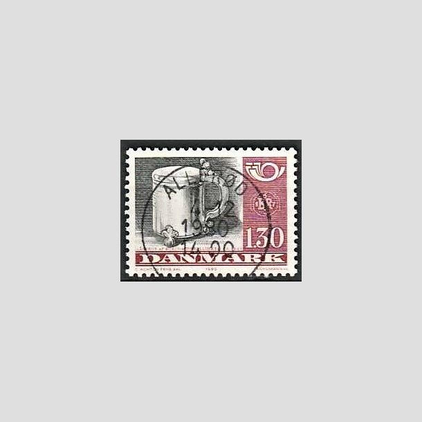 FRIMRKER DANMARK | 1980 - AFA 704 - Fllesnordisk udgave - 1.30 Kr.rd/sort - Pragt Stemplet Allerd
