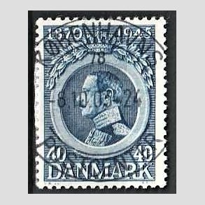 FRIM�RKER DANMARK | 1945 - AFA 292 - Chr. X 75 �r 40 �re bl� - Pragt Stemplet