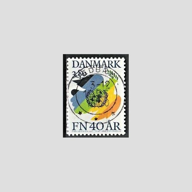 FRIMRKER DANMARK | 1985 - AFA 841 - FN 40 r - 3,80 Kr. flerfarvet - Lux Stemplet Vedbk