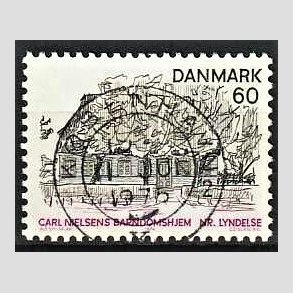 FRIM�RKER DANMARK | 1974 - AFA 567 - Landsdelsserie Fyn - 60 �re flerfarvet - Lux Stemplet K�benhavn