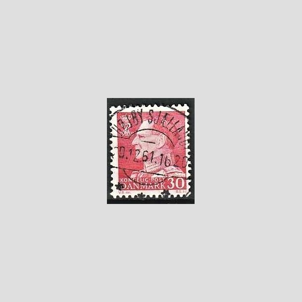 FRIMRKER DANMARK | 1961-62 - AFA 394 - Fr. IX 30 re rd - Lux Stemplet Hjby Sjlland