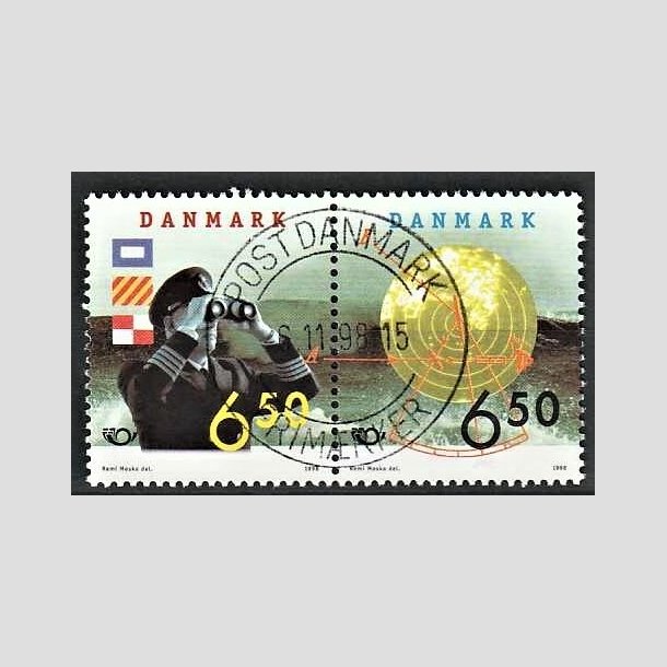 FRIMRKER DANMARK | 1998 - AFA 1181,1182 - 28 maj Sfart - 6,50 + 6,50 Kr. par flerfarvet - Lux Stemplet