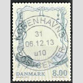 FRIM�RKER DANMARK | 2011 - AFA 1672 - Mode - 8,00 Kr. flerfarvet - Pragt Stemplet