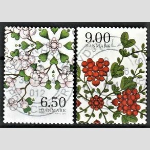 FRIM�RKER DANMARK | 2014 - AFA 1796,1797 - Vinter-poesi - 6,50 + 9,00 kr. - Pragt Stemplet