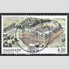 FRIM�RKER DANMARK | 2004 - AFA 1393 - Frederiksberg Slot - 6,50 Kr. flerfarvet - Pragt Stemplet K�benhavn V