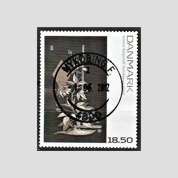 FRIMRKER DANMARK | 2010 - AFA 1631E - Frimrkekunst 14. - 18,50 Kr. flerfarvet - Pragt Stemplet Nykbing F