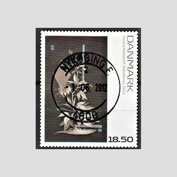 FRIMRKER DANMARK | 2010 - AFA 1631E - Frimrkekunst 14. - 18,50 Kr. flerfarvet - Pragt Stemplet Nykbing F