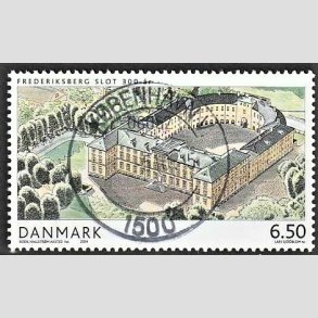FRIM�RKER DANMARK | 2004 - AFA 1393 - Frederiksberg Slot - 6,50 Kr. flerfarvet - Pragt Stemplet K�benhavn V