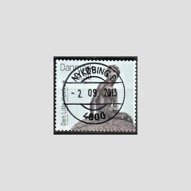 FRIMRKER DANMARK | 2013 - AFA 1743 - Den lille Havfrue 100 r. - 14,50 Kr. flerfarvet - Pragt Stemplet Nykbing F