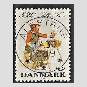 FRIM�RKER DANMARK | 1989 - AFA 936 - Folkedragter - 3,20 Kr. flerfarvet - Pragt Stemplet �lestrup