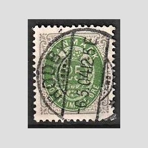 FRIM�RKER DANMARK | 1902 - AFA 29C - 25 �re gr�/gr�n - Stemplet R�dby