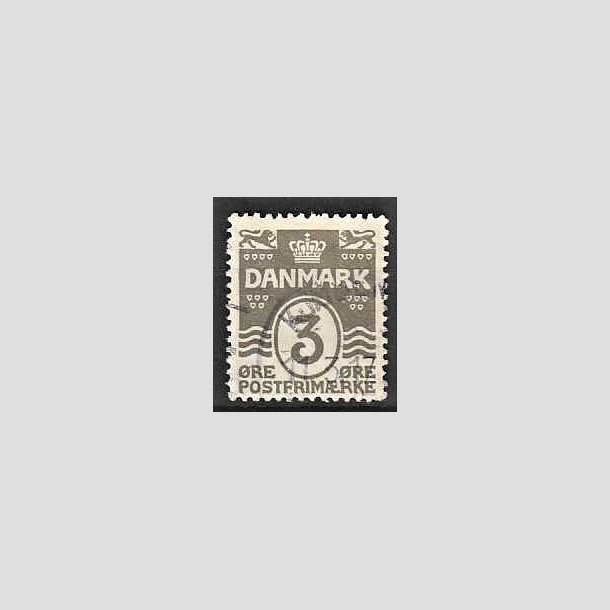 FRIMRKER DANMARK | 1905-06 - AFA 44x - Blgelinie 3 re gr sammenhngende M og A - Stemplet
