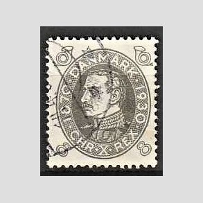FRIMRKER DANMARK | 1930 - AFA 188 - Chr. X 60 r 8 re gr - Stemplet