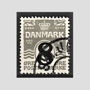 FRIMRKER DANMARK | 1921-22 - AFA 117 - 8/3 re gr provisorier - Stemplet