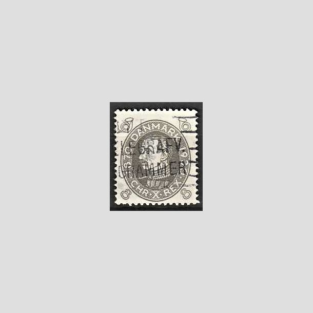 FRIMRKER DANMARK | 1930 - AFA 188 - Chr. X 60 r 8 re gr - Stemplet