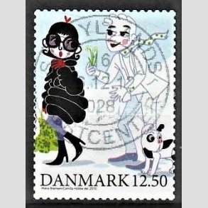 FRIMRKER DANMARK | 2010 - AFA 1639E - Vintereventyr - 12,50 Kr. flerfarvet - Pragt Stemplet