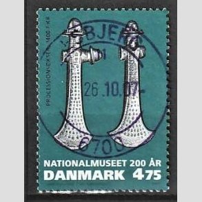 FRIM�RKER DANMARK | 2007 - AFA 1501 - Nationalmuseet 200 �r. - 4,75 Kr. flerfarvet - Pragt Stemplet