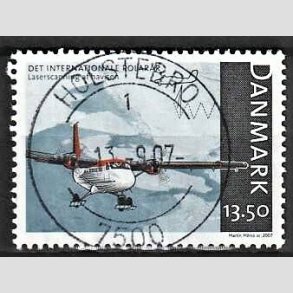 FRIM�RKER DANMARK | 2007 - AFA 1498 - Internationalt polar�r - 13,50 Kr. flerfarvet - Pragt Stemplet Holstebro