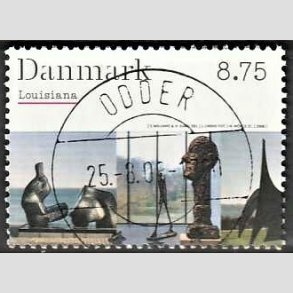 FRIM�RKER DANMARK | 2008 - AFA 1541 - Kunstmuseet Louisiana - 8,75 Kr. flerfarvet - Pragt Stemplet Odder