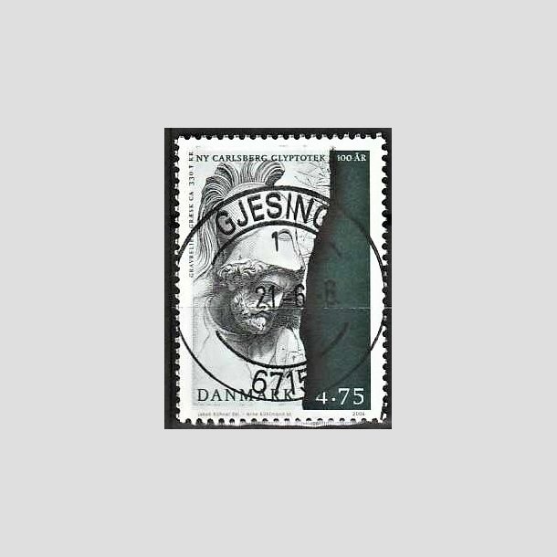 FRIMRKER DANMARK | 2006 - AFA 1474 - Glypoteket 100 r. - 4,75 Kr. Gravrelief - Pragt Stemplet Gjesing