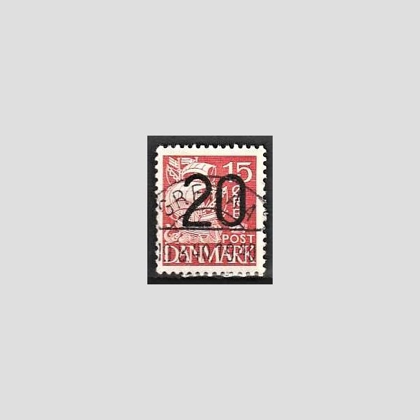 FRIMRKER DANMARK | 1940 - AFA 264 - 20/15 re rd Provisorier - Lux Stemplet Grenaa