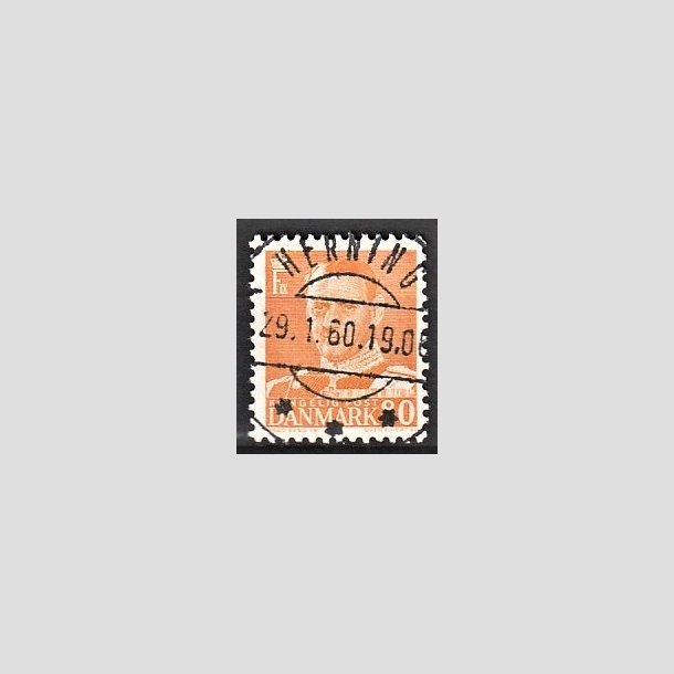 FRIMRKER DANMARK | 1952-53 - AFA 341 - Fr. IX 80 re orange - Lux Stemplet Herning