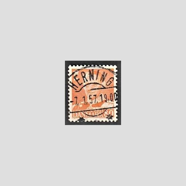 FRIMRKER DANMARK | 1952-53 - AFA 341 - Fr. IX 80 re orange - Lux Stemplet Herning