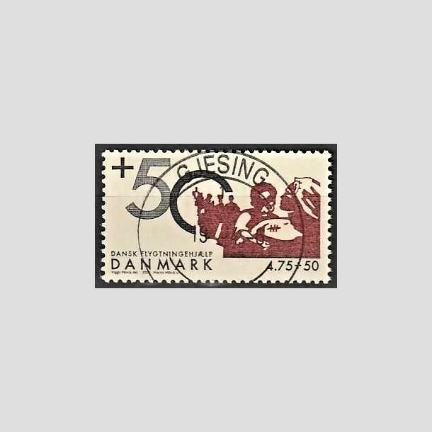 FRIMRKER DANMARK | 2006 - AFA 1459 - Dansk flygtningehjlp - 4,75+0,50 Kr. Afrika - Pragt Stemplet Gjesing