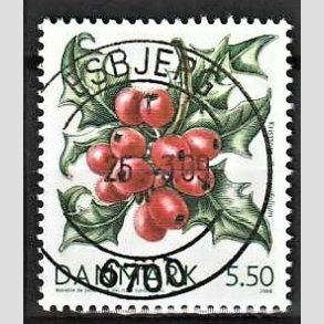 FRIM�RKER DANMARK | 2008 - AFA 1556 - Vinterb�r - 5,50 Kr. kvisttorn - Pragt Stemplet Esbjerg