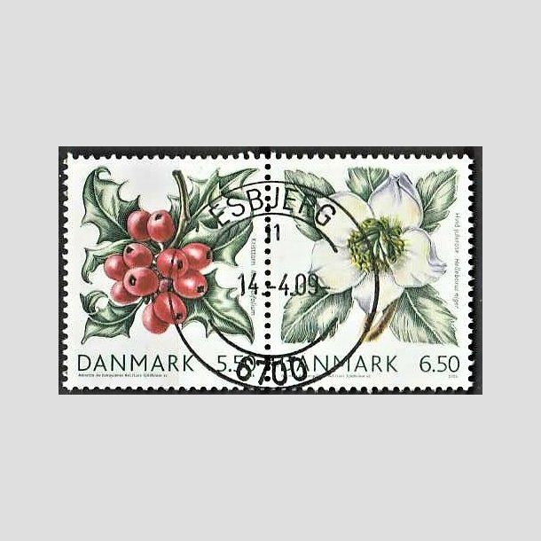 FRIMRKER DANMARK | 2008 - AFA 1556,1557 - Vinterbr - 5,50 + 6,50 kr. i par - Pragt Stemplet Esbjerg