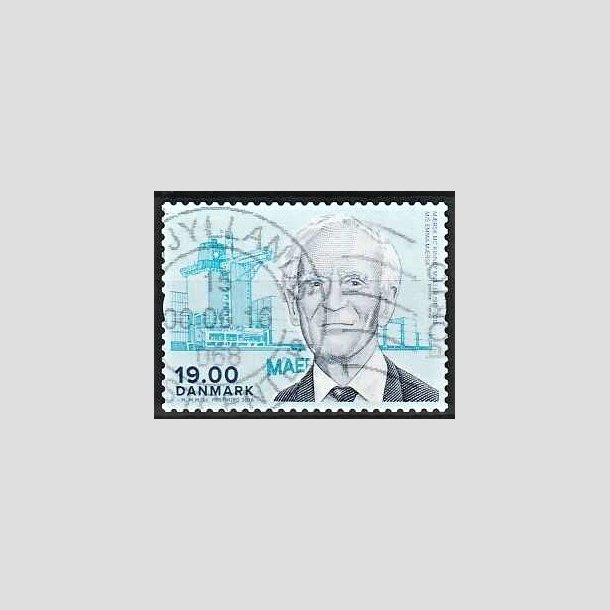 FRIMRKER DANMARK | 2016 - AFA 1853 - Store danskere - 19,00 Kr. Mrsk McKenney Mller - Stemplet