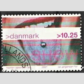 FRIMRKER DANMARK | 2001 - AFA 1290 - Ungdomskultur - 10,25 Kr. SHOW - Pnt Stemplet