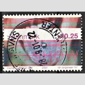 FRIMRKER DANMARK | 2001 - AFA 1290 - Ungdomskultur - 10,25 Kr. SHOW - Pnt Stemplet