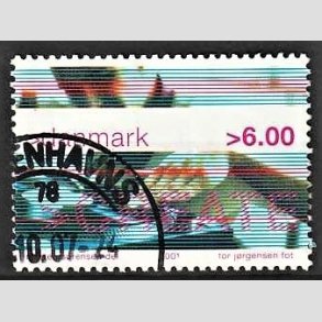 FRIMRKER DANMARK | 2001 - AFA 1289 - Ungdomskultur - 6,00 Kr. CREATE - Pnt Stemplet
