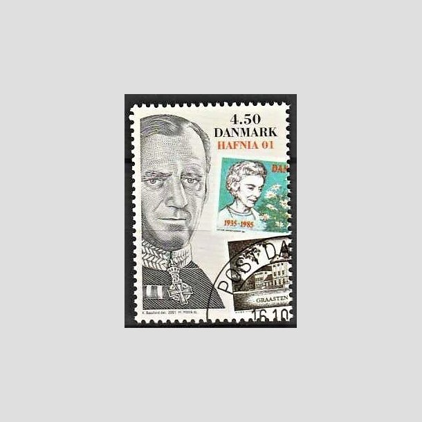 FRIMRKER DANMARK | 2001 - AFA 1295 - HAFNIA 01. - 4,50 Kr. Kong Frederik IX - Pnt Stemplet