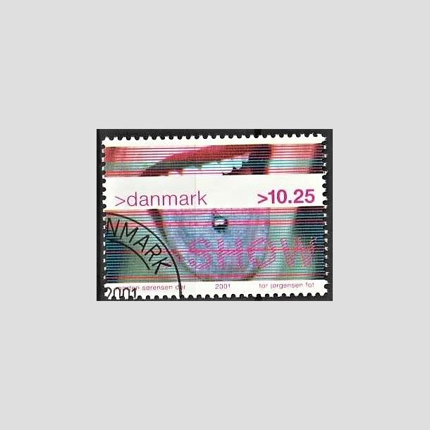 FRIMRKER DANMARK | 2001 - AFA 1290 - Ungdomskultur - 10,25 Kr. SHOW - Pnt Stemplet