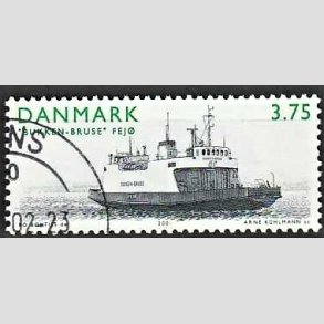 FRIMRKER DANMARK | 2001 - AFA 1299 - frger - 3,75 Kr. Bukken-Bruse - Pnt Stemplet