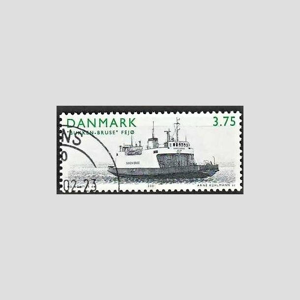 FRIMRKER DANMARK | 2001 - AFA 1299 - frger - 3,75 Kr. Bukken-Bruse - Pnt Stemplet