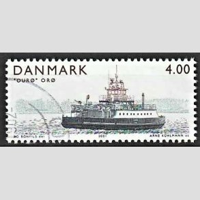 FRIMRKER DANMARK | 2001 - AFA 1300 - frger - 4,00 Kr. Our - Pnt Stemplet