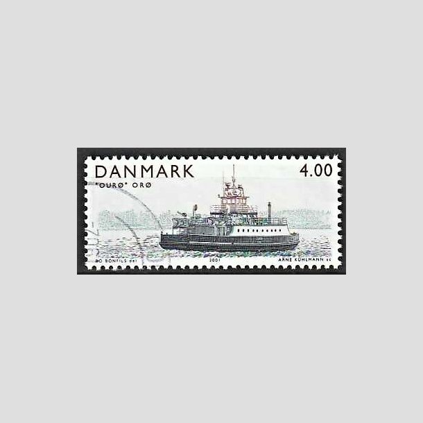 FRIMRKER DANMARK | 2001 - AFA 1300 - frger - 4,00 Kr. Our - Pnt Stemplet