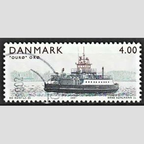 FRIMRKER DANMARK | 2001 - AFA 1300 - frger - 4,00 Kr. Our - Pnt Stemplet
