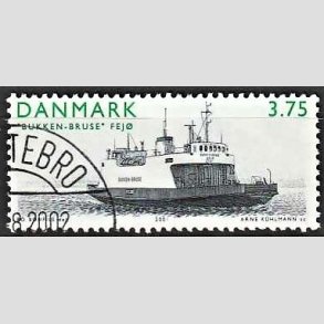 FRIMRKER DANMARK | 2001 - AFA 1299 - frger - 3,75 Kr. Bukken-Bruse - Pnt Stemplet