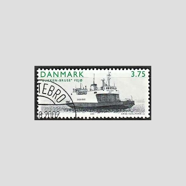 FRIMRKER DANMARK | 2001 - AFA 1299 - frger - 3,75 Kr. Bukken-Bruse - Pnt Stemplet