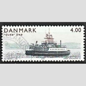 FRIMRKER DANMARK | 2001 - AFA 1300 - frger - 4,00 Kr. Our - Pnt Stemplet